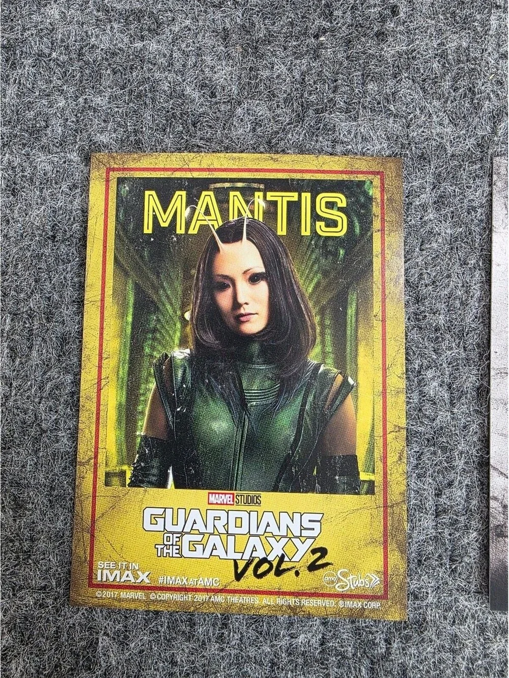 Guardians of the Galaxy Vol. 2 IMAX AMC Character Cards Set of 6